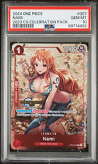 PSA10【ONE PIECE ST01-007】NAMI 2023 CS CELEBRATION PACK【C】