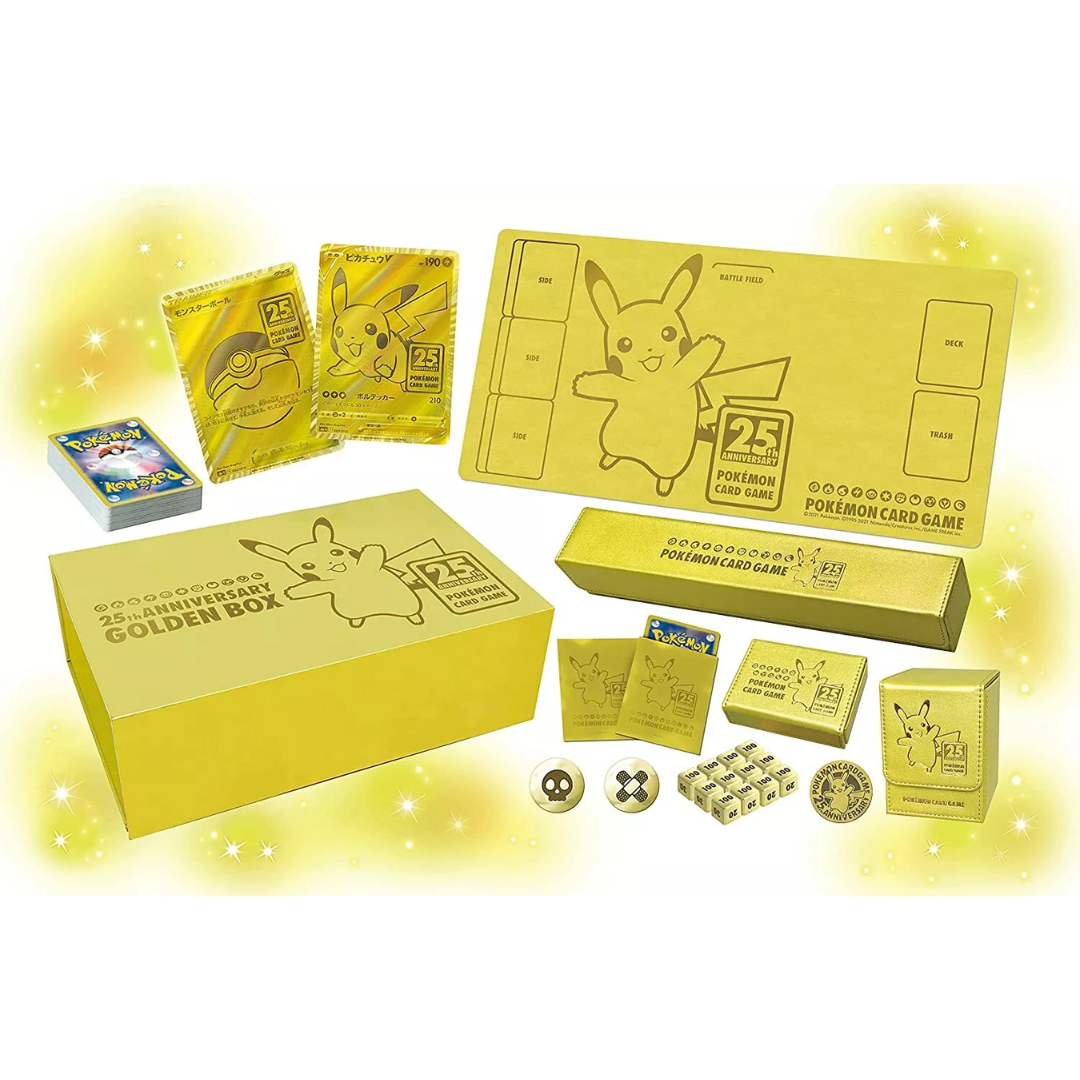 Pokémon 25th Anniversary Golden Box Japanese Exclusive