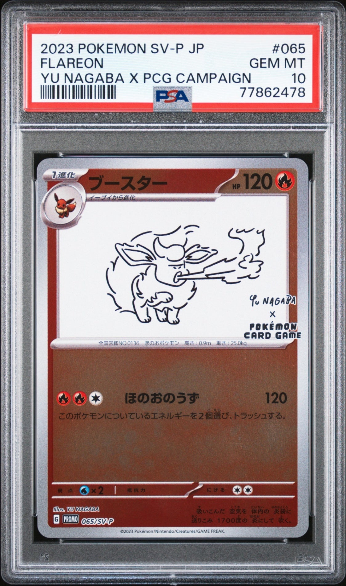 PSA10【POKEMON 065/SV-P】FLAREON 【PROMO】