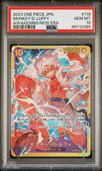 PSA10【ONE PIECE OP05-119】MONKEY D.LUFFY Awakening of the new Era【SEC】