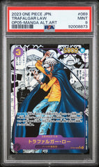 PSA9【ONE PIECE OP05-069】TRAFALGAR LAW【MANGA】