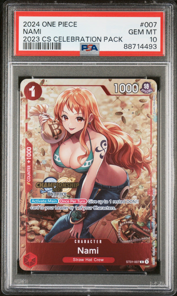PSA10 ナミ 2023 CS CELEBRATION PACK PSA10【ONE PIECE ST01-007】NAMI 2023 CS CELEBRATION PACK【C
