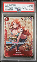 PSA10【ONE PIECE ST01-007】NAMI 2023 CS CELEBRATION PACK【C】