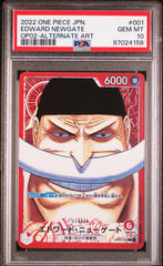 PSA10【ONE PIECE OP02-001】EDWARD NEWGATE Paramount War Leader【L】